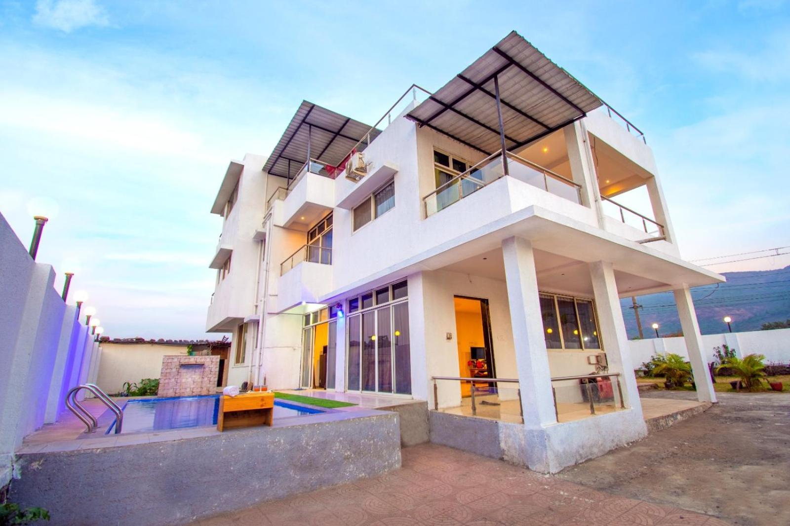 Empyrean Stay Ll 6Bhk Ll Royal Bramha Palace Ll Pvt Pool Ll 로나발라 외부 사진